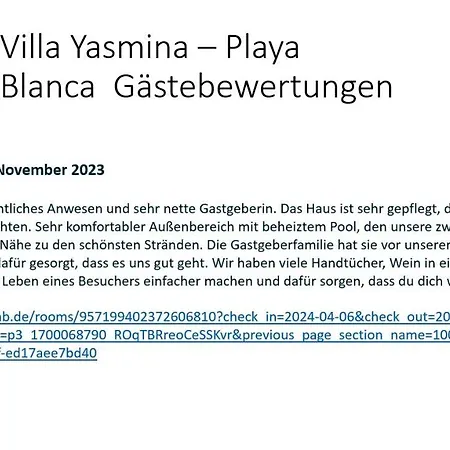 Yasmina * Playa Blanca (Lanzarote)